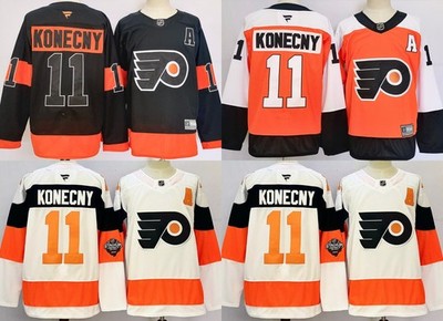 Men's Philadelphia Flyers 11 Long Sleeve Top Stitched S-3XL
