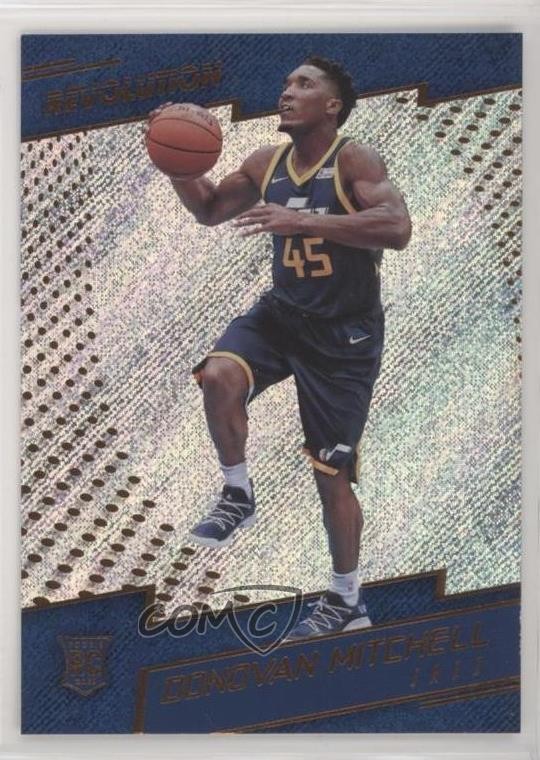 2017-18 Panini Revolution Rookies Donovan Mitchell #125 Rookie RC 4l3