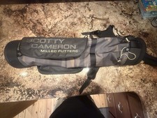 Scotty Cameron Milled Putters Sunday Camo Golf Bag Black Carry Handle Strap