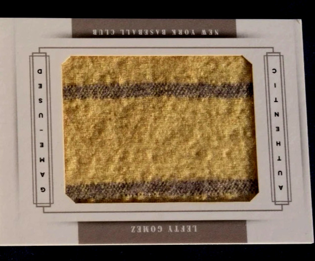 Lefty Gomez 2014 National Treasures Legends auto booklet /10 view 3