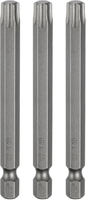 3 StüCk T40 Torx Bit Set Schraubendreher Bitsatz 1/4 Zoll Sechskantschaft 75Mm L