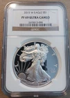 2015W American Silver Eagle NGC PF69 Ultra Cameo Brown Label PQ