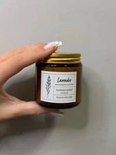 Handmade Scented Candle – Lavender / Cologne / Jasmine