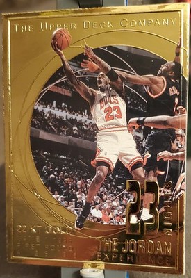 最終値下げMichaelJordan EXPERIENCE 23 NIGHTS 1997 23 Nights The Experience 22K Gold Michael Jordan Game 1 1996
