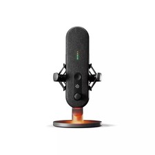 SteelSeries Alias Gaming USB-C Condenser Microphone Cardioid PC Black Excellent