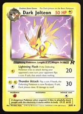 Pokemon Dark Jolteon 38/82 Team Rocket Unlimited Uncommon MP on eBay