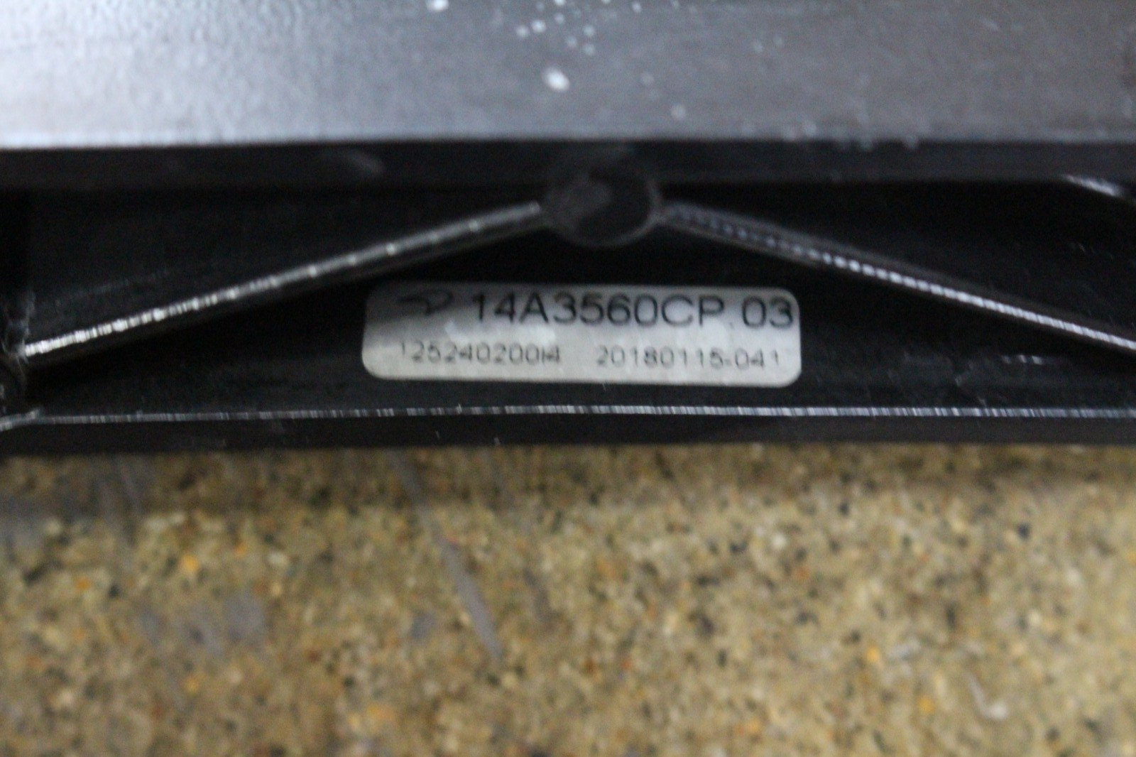 McLaren 720S, RH, Right, Wiper Arm, Fire Dmg, Used, P/N 14A3560CP