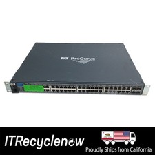 48 Port 1Gb RJ45 HP ProCurve Managed Ethernet Switch w/ Ears 4x 1Gb SFP