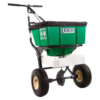 LESCO Bulk/Snow Spreader with 50 lb. Capacity and High-Vis Deflector | 095821
