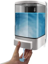 Soap Dispenser Wall Mount, 1000ML Commercial Manual Soap Dispenser Wall Mounted 