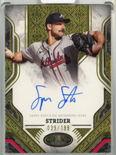 2025 Topps Tier One Spencer Strider Prime Performers Autographs #PPASS【039/199】