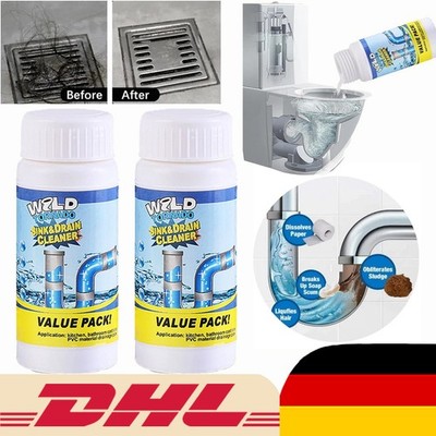 2X Wild Tornado Powerful Sink Drain Cleaner High Efficiency Clogging Cleaner