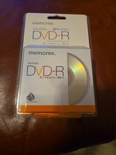 Memorex Mini DVD-R per Videocamere Confezione da 5 4X 1.4GB 30min Singolo Lato (Nuovo)