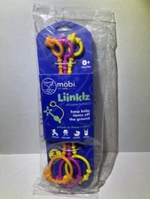 NEW! 3 Pack Colorful Mobi Liinklz Silicone Tethers 0+ Months
