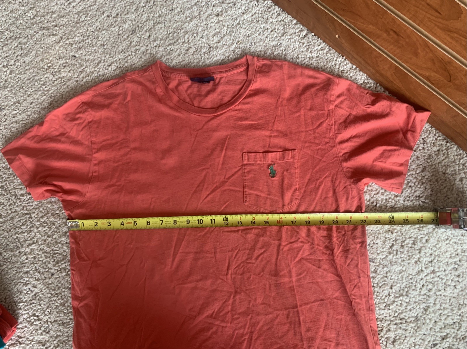 Lot of Five Polo Ralph Lauren T-Shirts, 2 Long Sleeve, 3 Short, Men’s Size L thumbnail 2