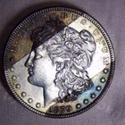 1879 Morgan Silver Dollar, Toning