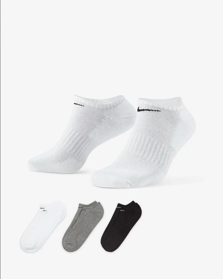Nike Socken Fantasmini Everyday Gepolstert (3 Paare) Unisex - 964 (Multicolor)