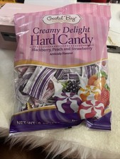 1 x Coastal Bay Creamy Delight Hard Candy Blackberry Peach Strawberry 6 oz...