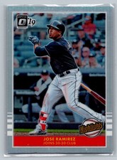 2019 Donruss Optic #H10 Jose Ramirez Highlights Holo
