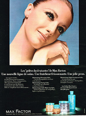 ADVERTISING ADVERTISING 014 1972 MAX FACTOR cosmetics
