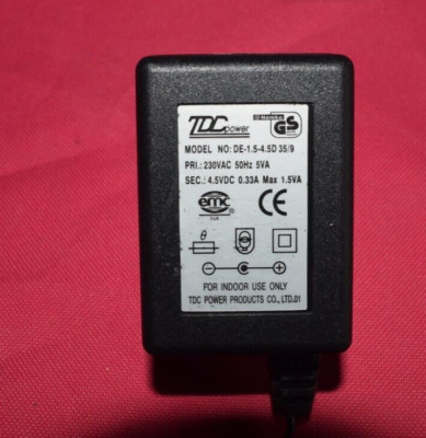 TDC Power DE-1.5-4.5D 35/9  Netzteil Adapter Transformator