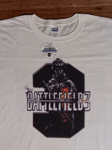 Battlefield 3 Videojuego Raro Promo Camiseta XL PS3 Xbox 360 Call of Duty Halo - Imagen 4 de 9
