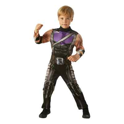 Hawkeye Avengers Assemble Child Costume Cosplay Boys Jumpsuit - Rubie's 630505