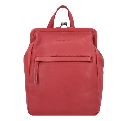Greenburry Vintage Washed City Rucksack Leder 27cm #GB-2955 (bloodred)