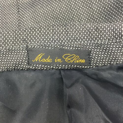 Giorgio Sant' Angelo Mens Size 42R Dark Gray Two Button Lined Sport Coat Blazer - Picture 8 of 12