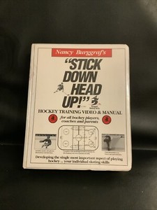 RARE 1992 Nancy Burggrafs Hockey Training Video/Manual Neal Broten Aaron Broten