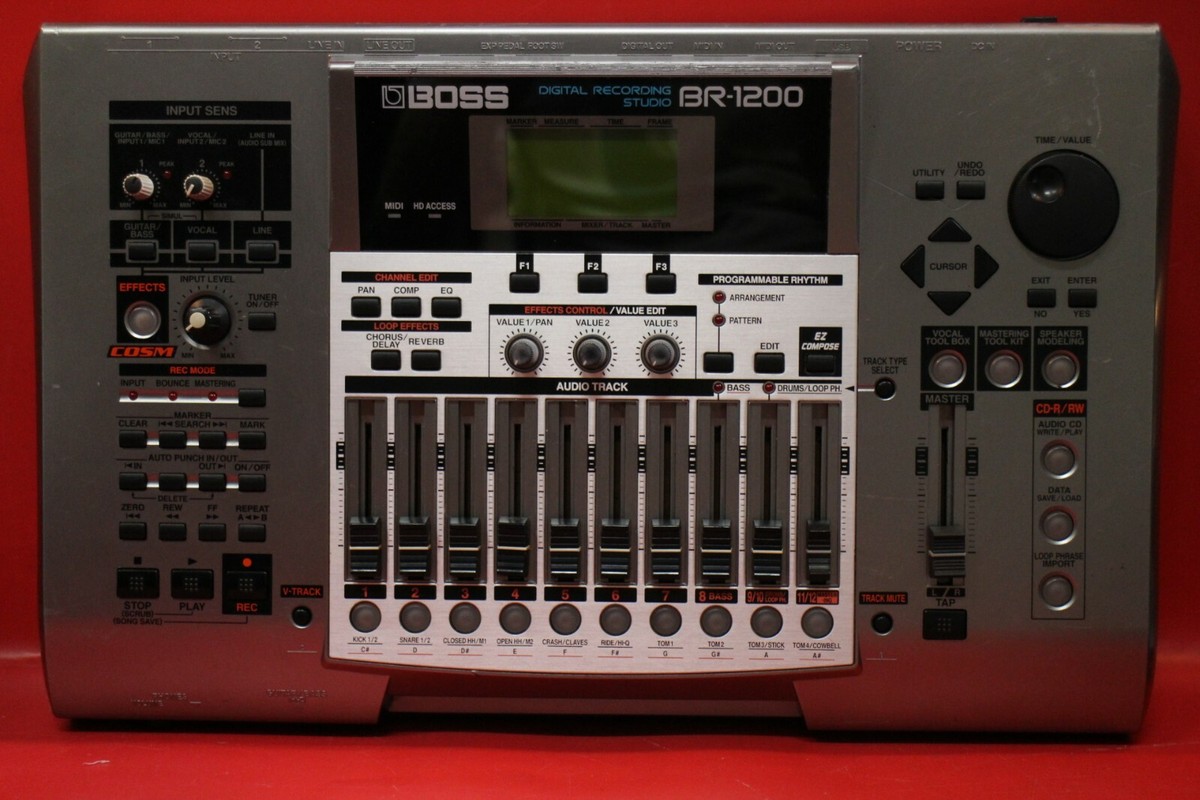 USED BOSS BR-1200CD BR 1200 CD Digital Recording Studio MTR