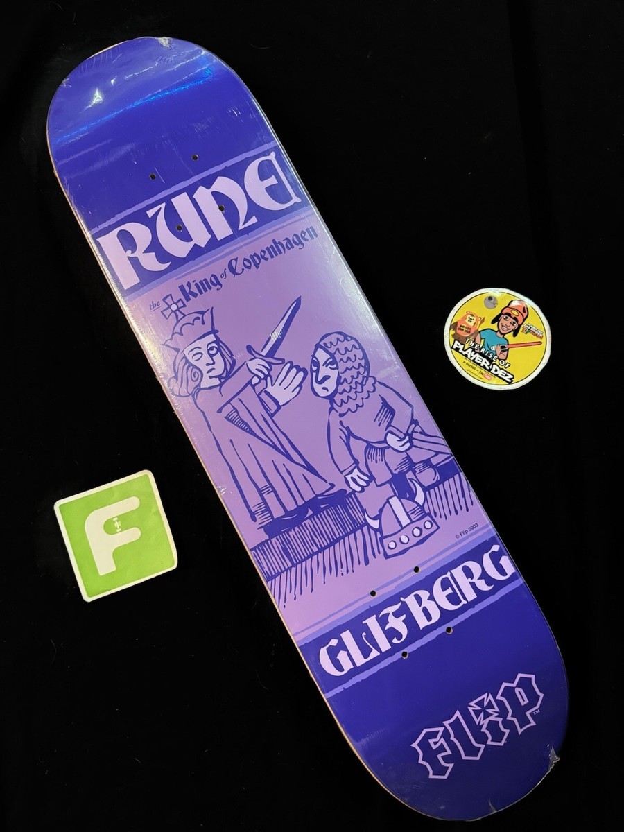 SUPER RARE Rune Glifberg King Copenhagen FLIP Skateboard Deck Pro