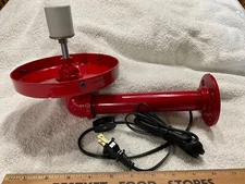 Gas Pump Globe Light Wall Mount Base new design all Metal 6” Base Red