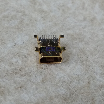 10PC HW-MU-8F-8 Mini USB 8Pin Female DIP Socket Connector Gold Brand New #A6-29