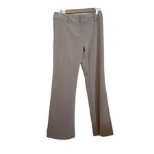 AB Studio Womens Size 2 Tan  Solid Wide Leg Dress Pants