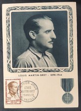 Carte Maximum 1er Jour 1959 Timbre Louis Martin Bret N° 1201 Oblitéré Marseille