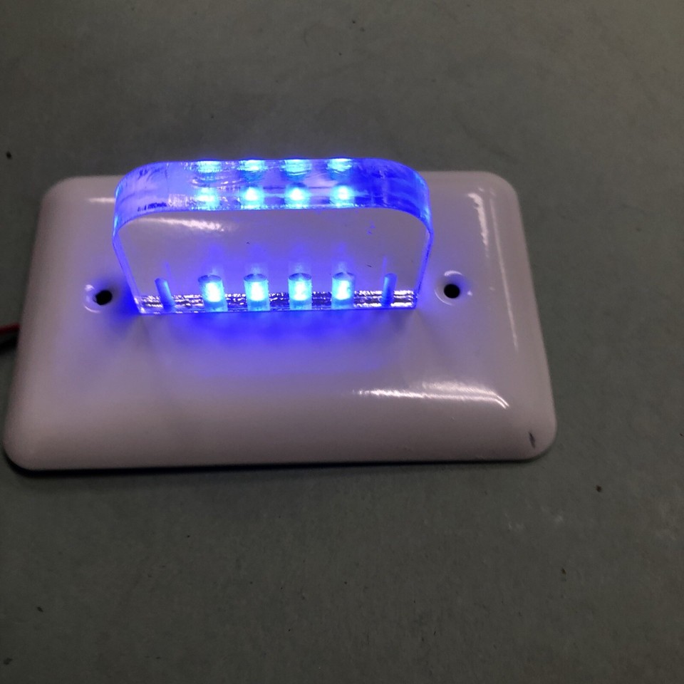 Blue LED! 12VDC Single Gang Hallway Indicator Nurse Call Light ...