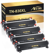 TN830 TN-830XL Toner Cartridge for Brother DCP-L2647DW HL-L2400D HL-L2405W LOT
