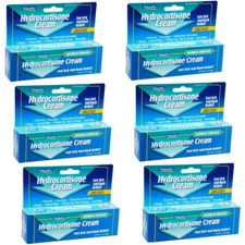 6 Natureplex Hydrocortisone 1% Itch Rash Relief Cream Max Strength 1 oz. 08/2028