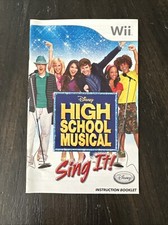Nintendo Wii Manual Only High School Musical Sing-It