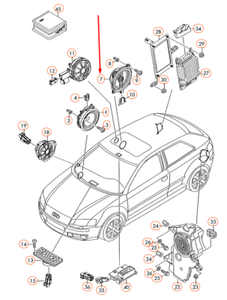 audi a3 door speakers