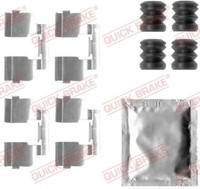 Quick Brake 109-1835 ZubehöRsatz, Scheibenbremsbelag FüR Dacia Renault