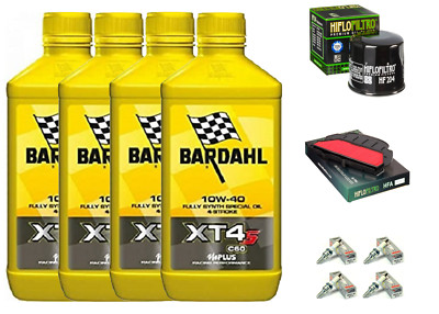 KIT/INSPEKTION CBR 954 RR FIREBLADE BARDAHL XT4-S 10W40 ÖLFILTER LUFT KERZEN