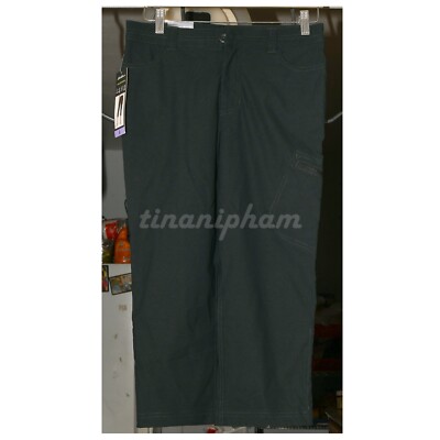 BLACK , BLUE, GRAY Eddie Bauer  tech Capri Women's Pants