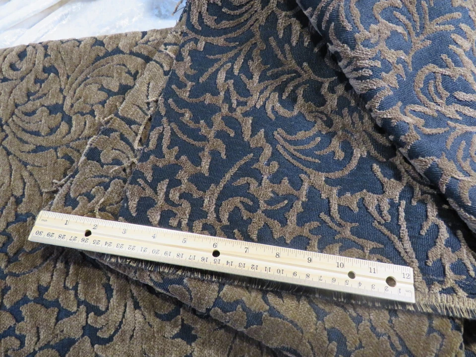 Tela de tapicería relieve helecho pesado 38" x 60" con 1,5 M X 98 cm Foto 3 de 3