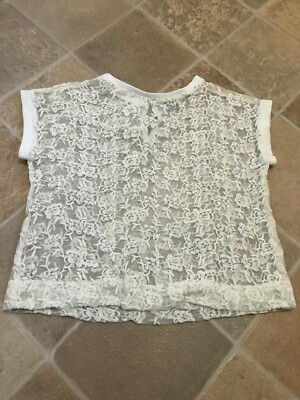 Girls River Island Lace And Sequin Top Age UK