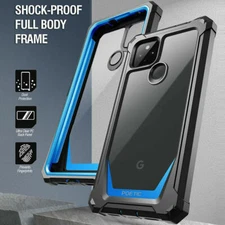 For Google Pixel 5A 5G/ 4A 5G Case Clear Back Shockprood Cover 360 Full Coverage