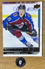 Sheldon Dries 2018-19 Upper Deck Series 1 Young Guns #240 Colorado Avalanche