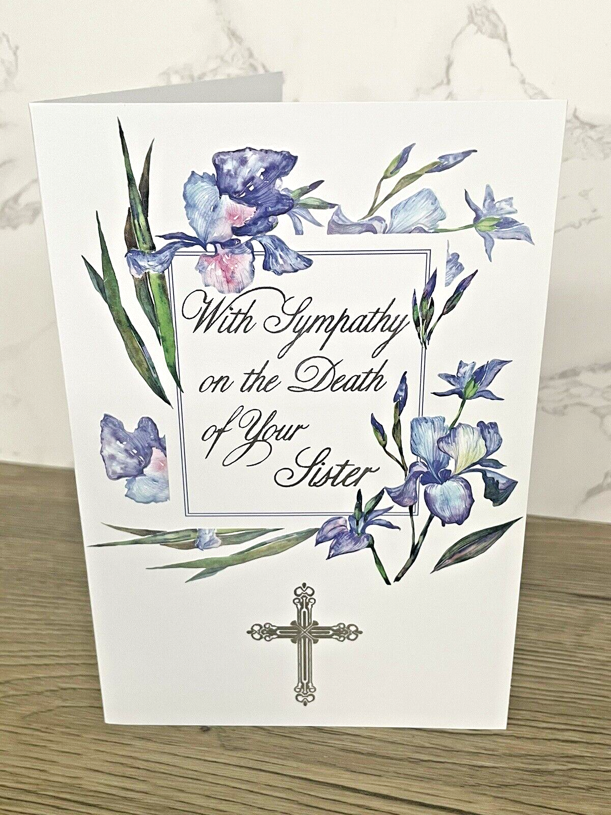 Sister Sympathy Card Catholic / Christian Religious Bereavement