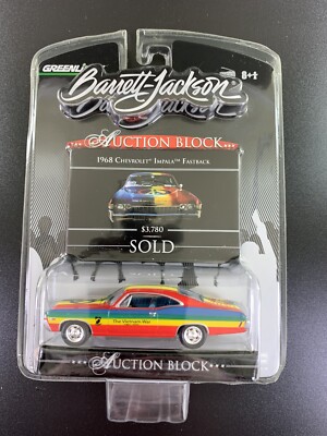 GREENLIGHT 1965 FORD Mustang GT Fastback, bloc de vente aux enchères Barrett Jackson, 1:64 EUR